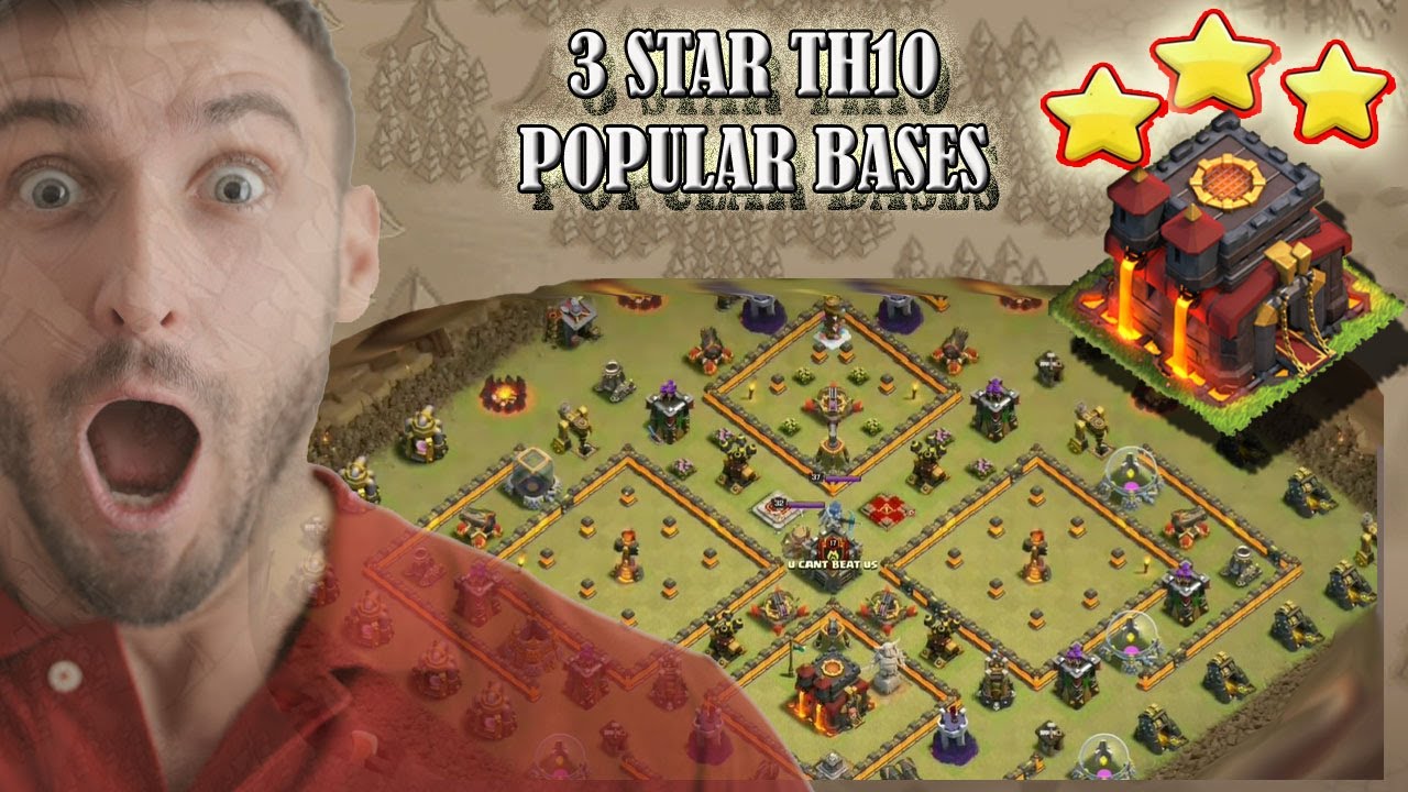 th10 attack strategy 2021 popular war base 3 star with low heros