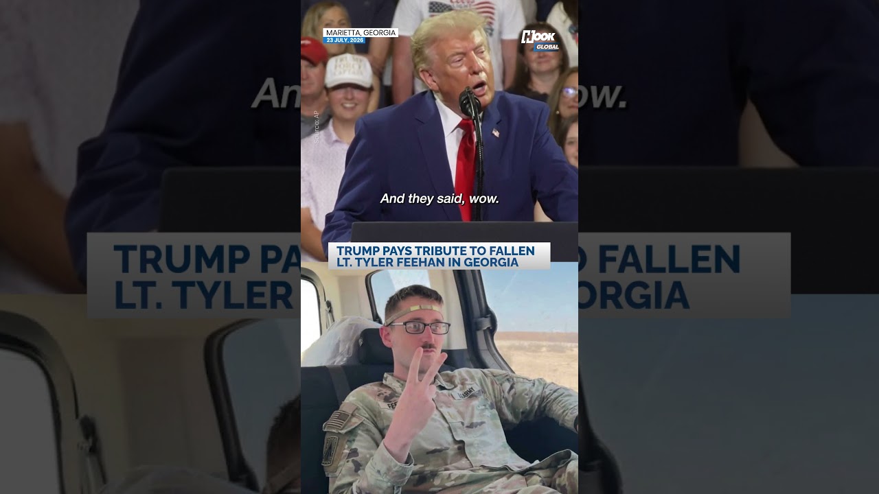 Трамп почтил память погибшего лейтенанта Тайлера Фиэна в Джорджии