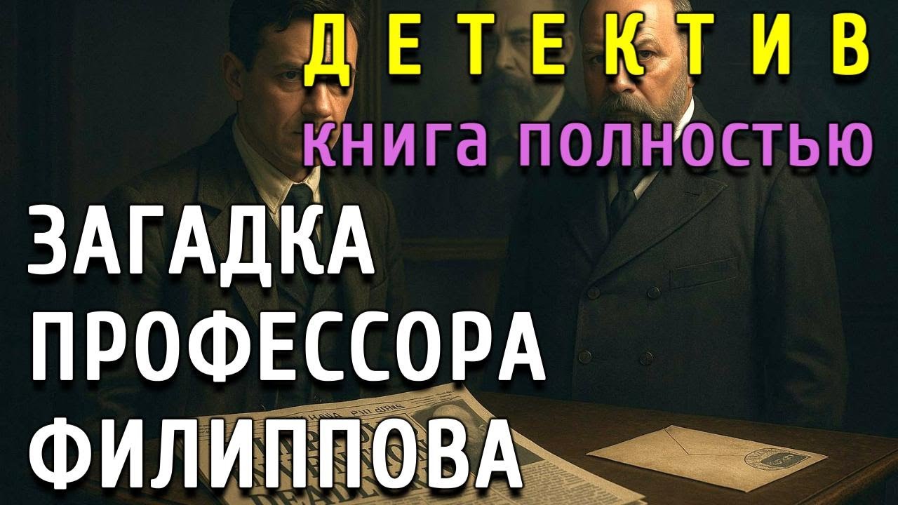 🆓 АУДИОКНИГА ПОЛНОСТЬЮ ✅ Загадка Профессора Филиппова. Детектив. Лыков