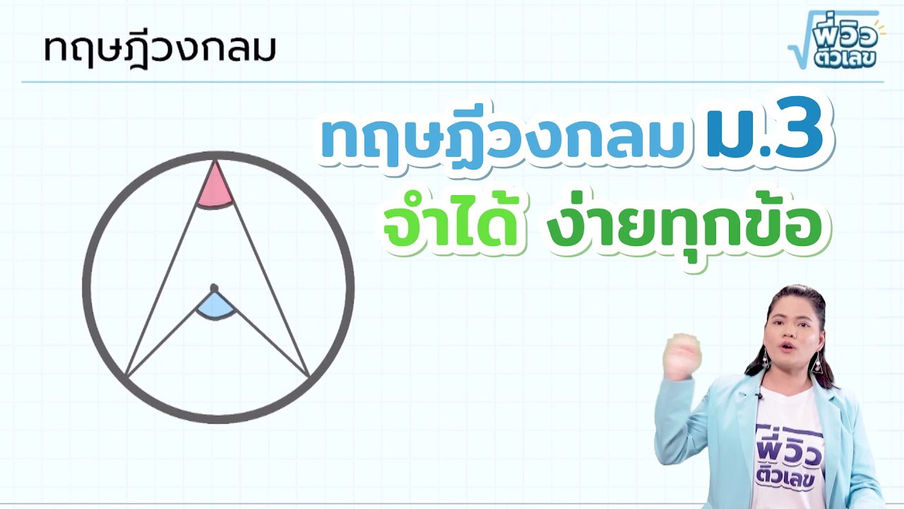 ทฤษฏีวงกลม ม.3