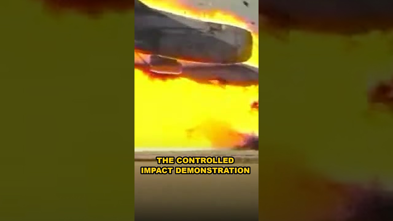 NASA Crashed a Passenger Jet on Purpose  #historygonewrong #flight #crash