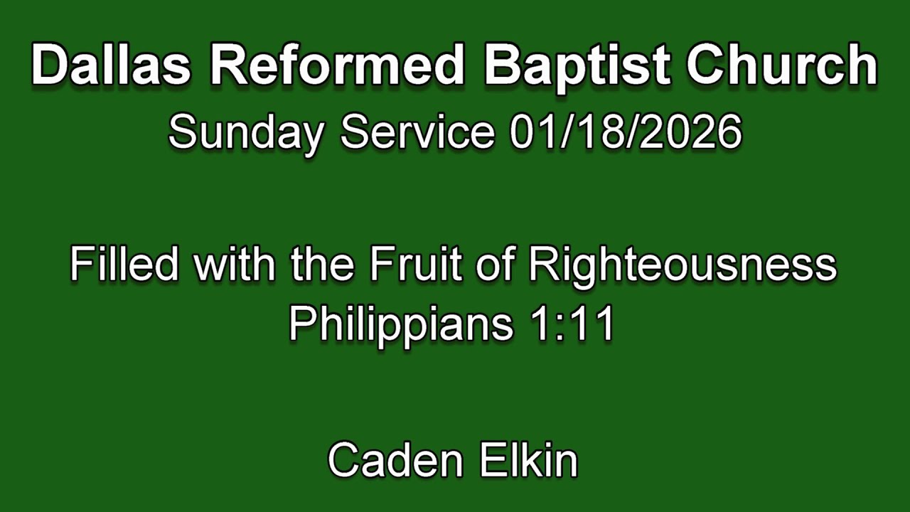 Filled with the Fruit of Righteousness