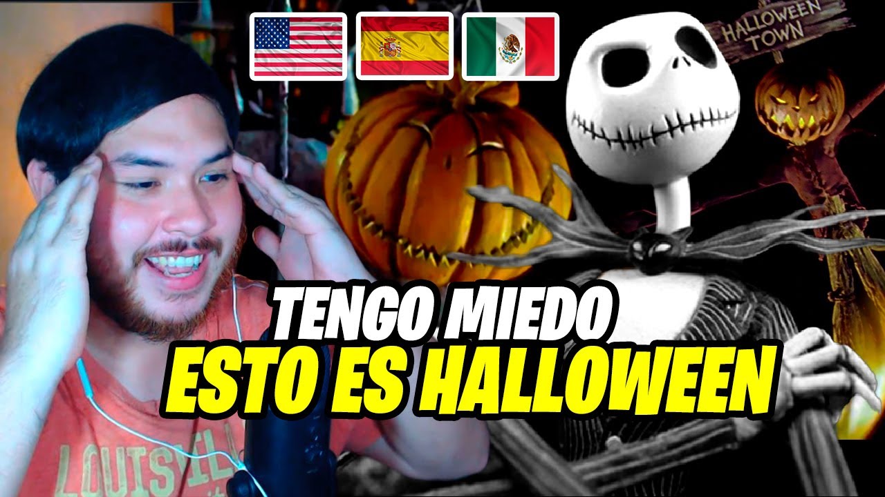 Reaccion a esto es halloween del extraño mundo de jack doblaje latino vs castellano