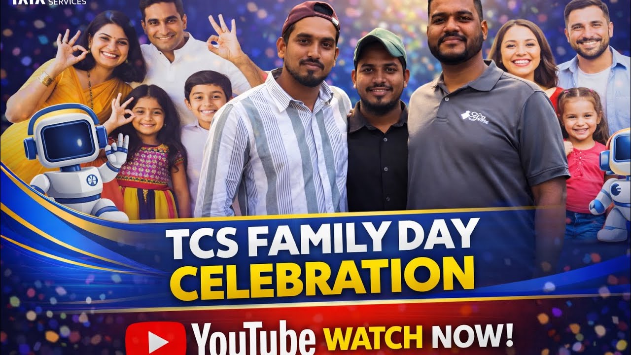 TCS company Family Day Celebration 🎉 | As An Employee 😎#tcs #video 