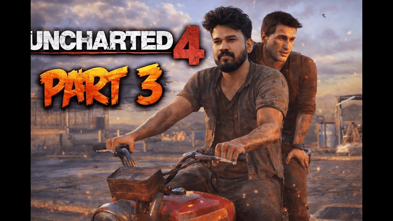 Uncharted 4 Gameplay Walkthrough Part 3 (PS5) | Party Escape & Heist Journey Begins | Mallu Gamer
