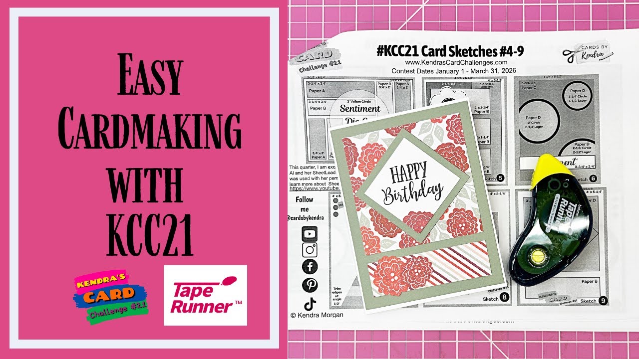 TapeRunner x KCC21 Collaboration Hop | Birthday Card Process