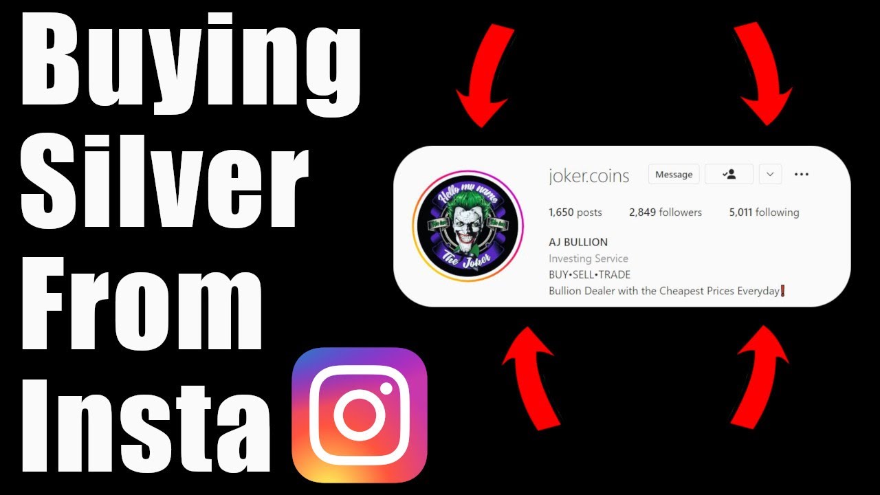 Buying Silver From Instagram - Joker Coins