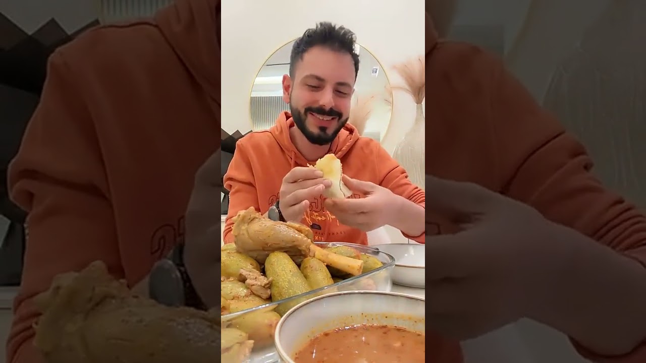 المحاشي على اصولها🔥🌶️ عائلة عصام ونور دياب| #نور_دياب #عصام_ونور