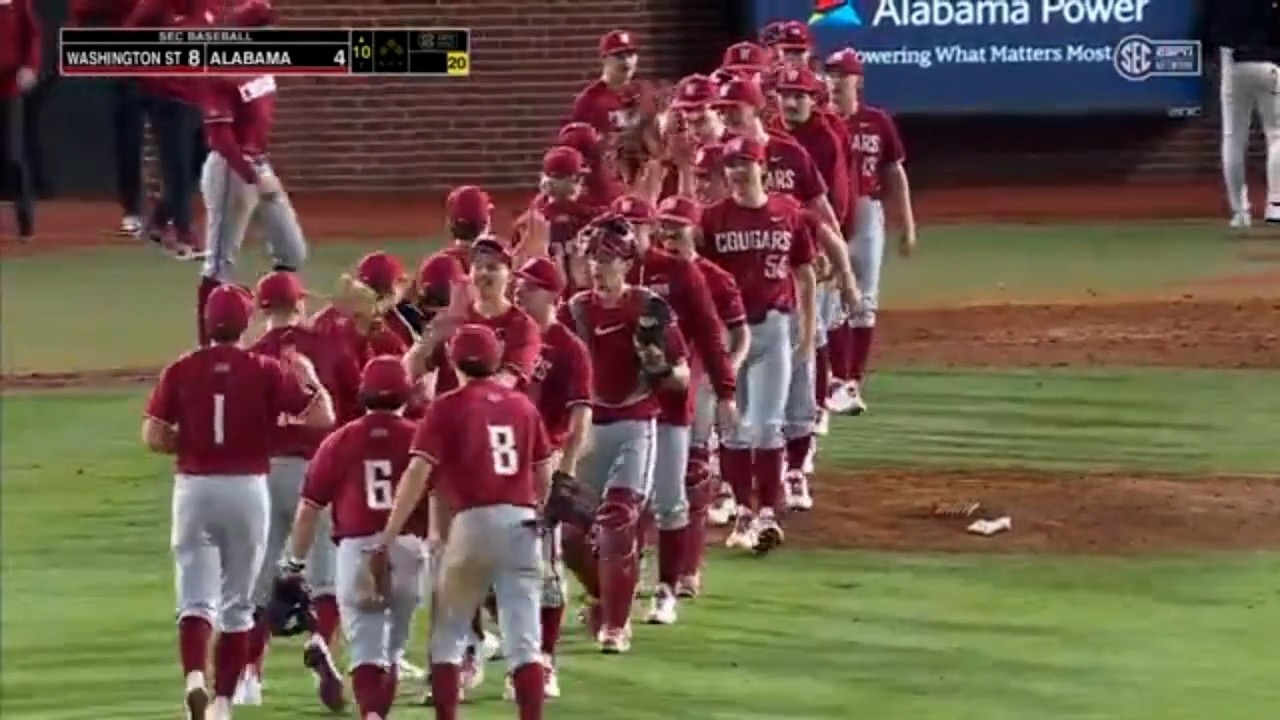 WSU Baseball: Highlights at Alabama | 2/13/26