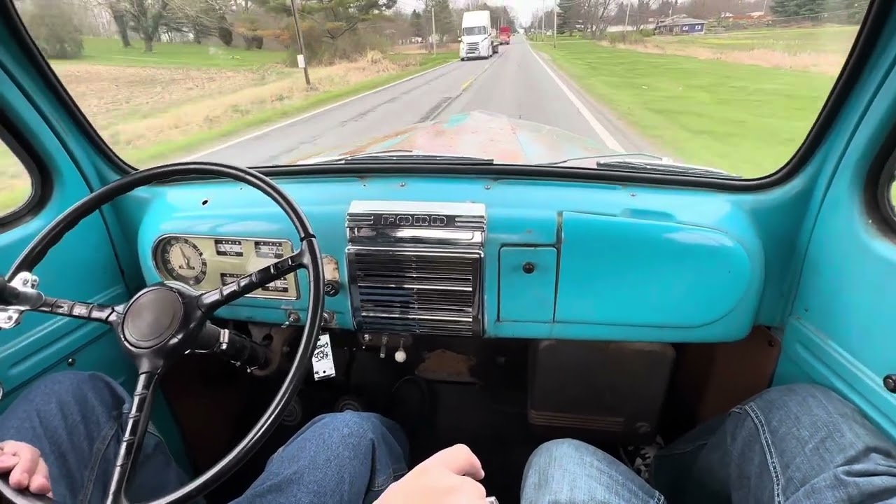 1950 Ford F1 Cummins 4BT Turbo Diesel Swap