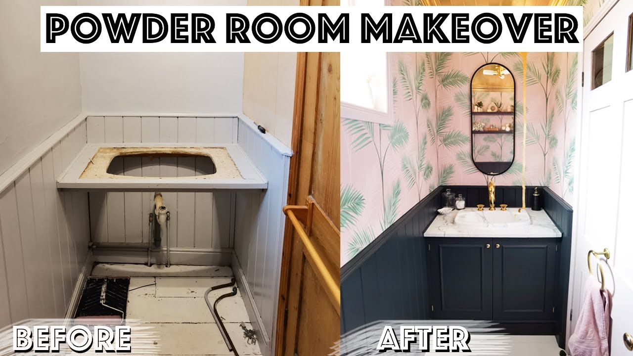 Extreme Powder Room Makeover! | LLimWalker