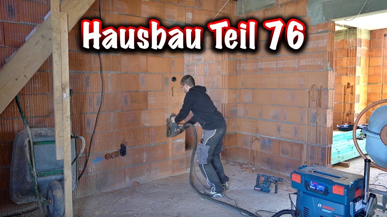 Hausbau Teil 76! (Weiterschlitzen) ElektroM