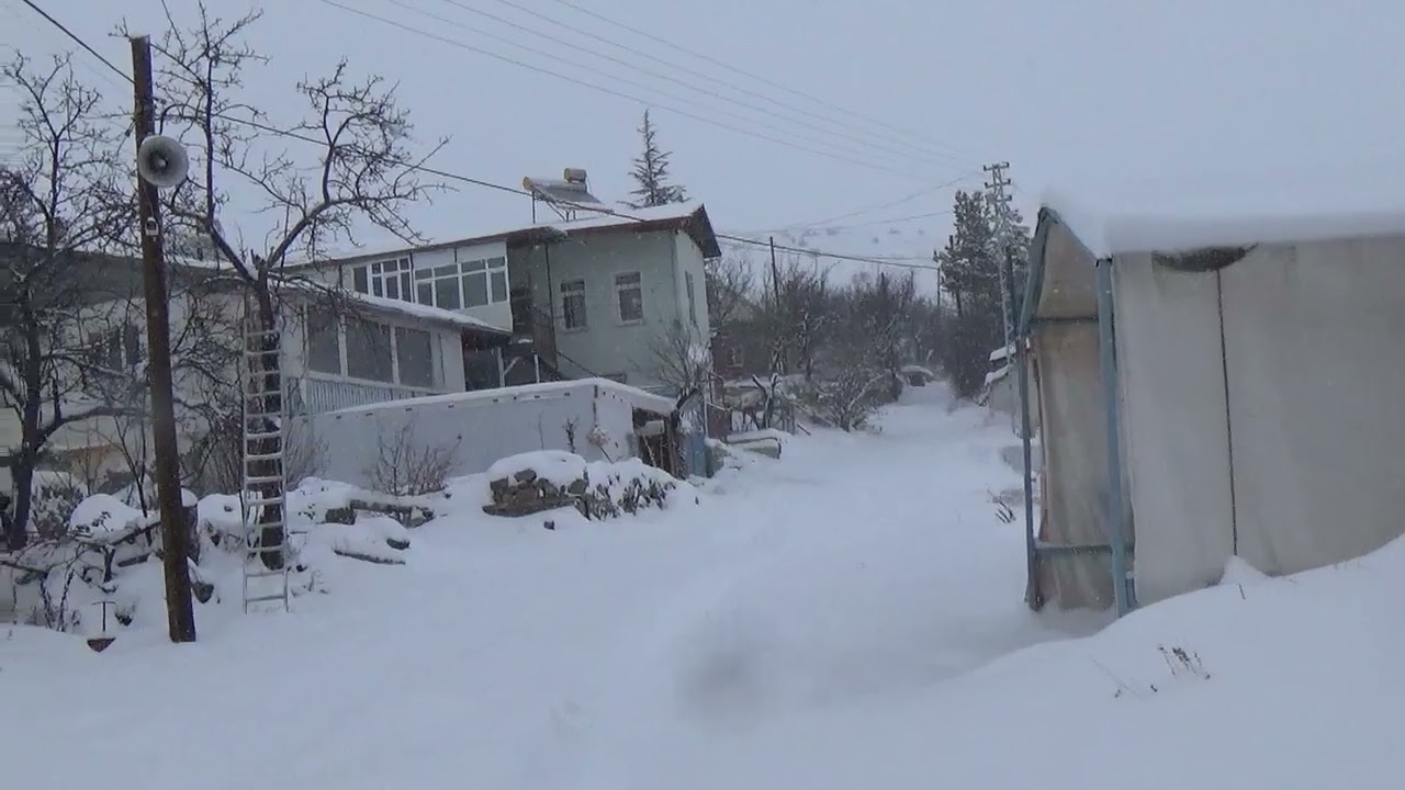 Seringöze köyü kar yağışı 31 ARALIK 2025