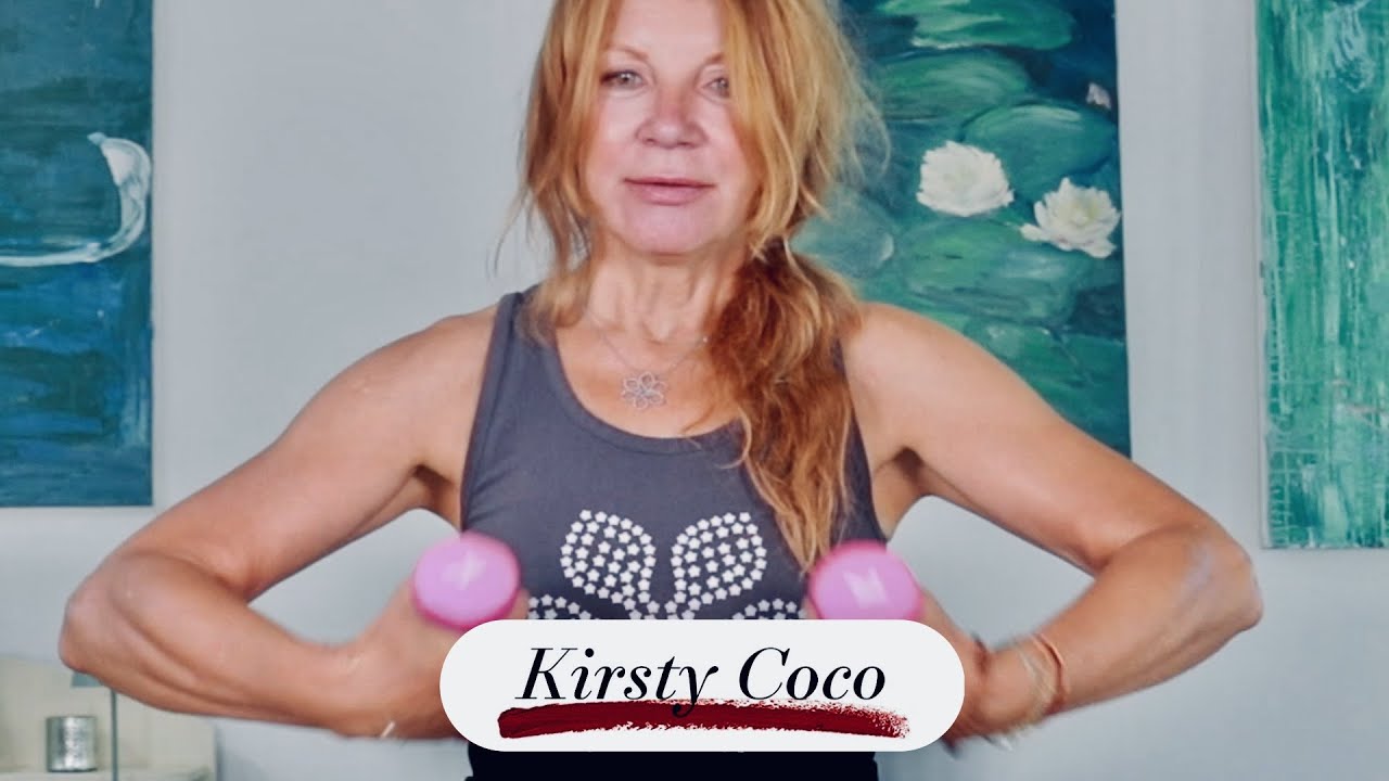 5 Minuten Sexy-Arme-Workout * Fettverbrennung Schwabbelarme * Fitness &Uuml;50 #kirstycoco