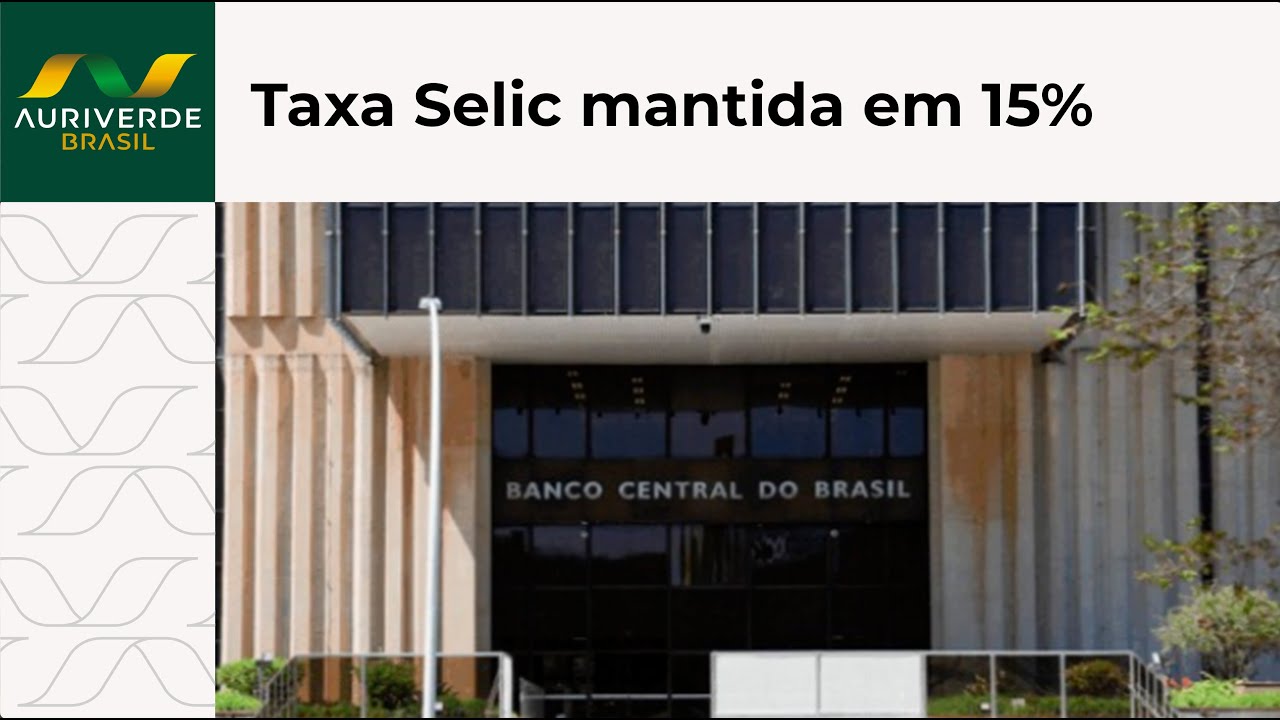 Copom mantém taxa Selic em 15%; com Bolsonaro piso foi de 2% entre 2020 e 2021