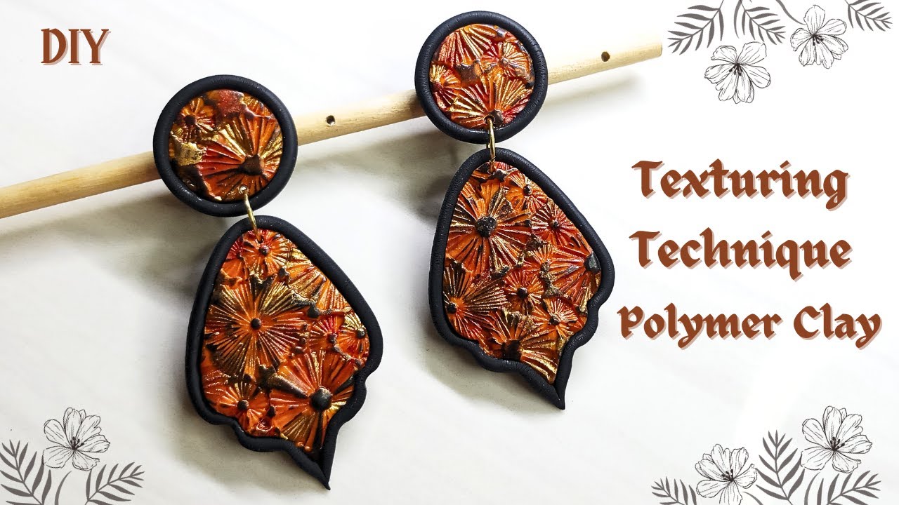Easiest Polymer clay texturing technique