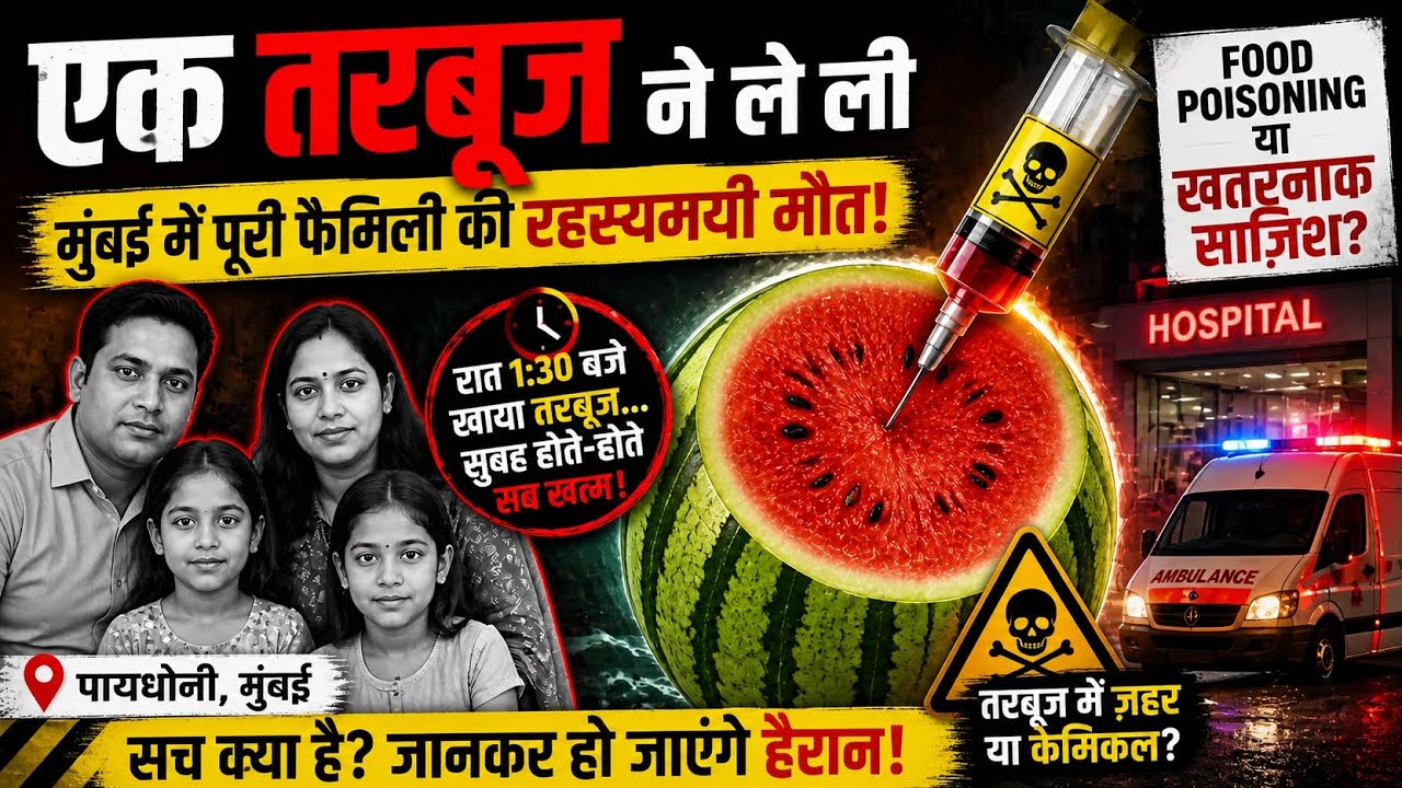 Mumbai Watermelon Death: तरबूज बना 'काल'! एक ही परिवार के 4 लोगों की मौत | Mumbai | Summer ⛱️🌞⛱️🌞⛱️🌞