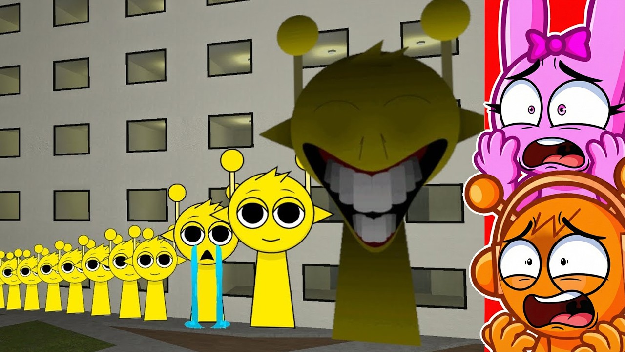 ¡Todos los tamaños de Sprunki Simon quieren que los ayude de los sprunki malos! 😱
