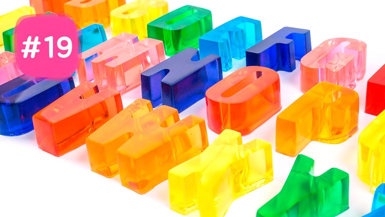 Learn Alphabet with Colorful Alphabet Gummy Jelly Candy for Children #19 - By MagicPang