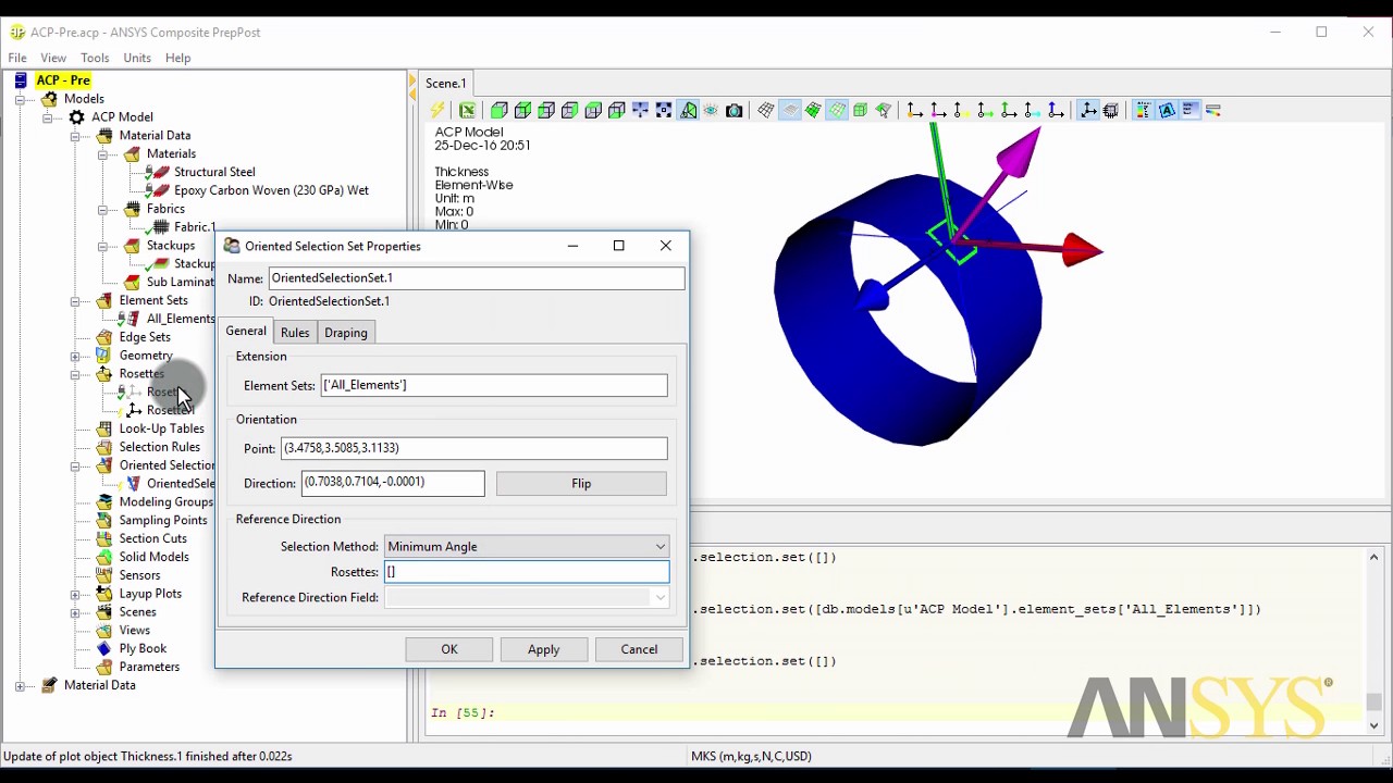 Analyse Composite Materials using ANSYS