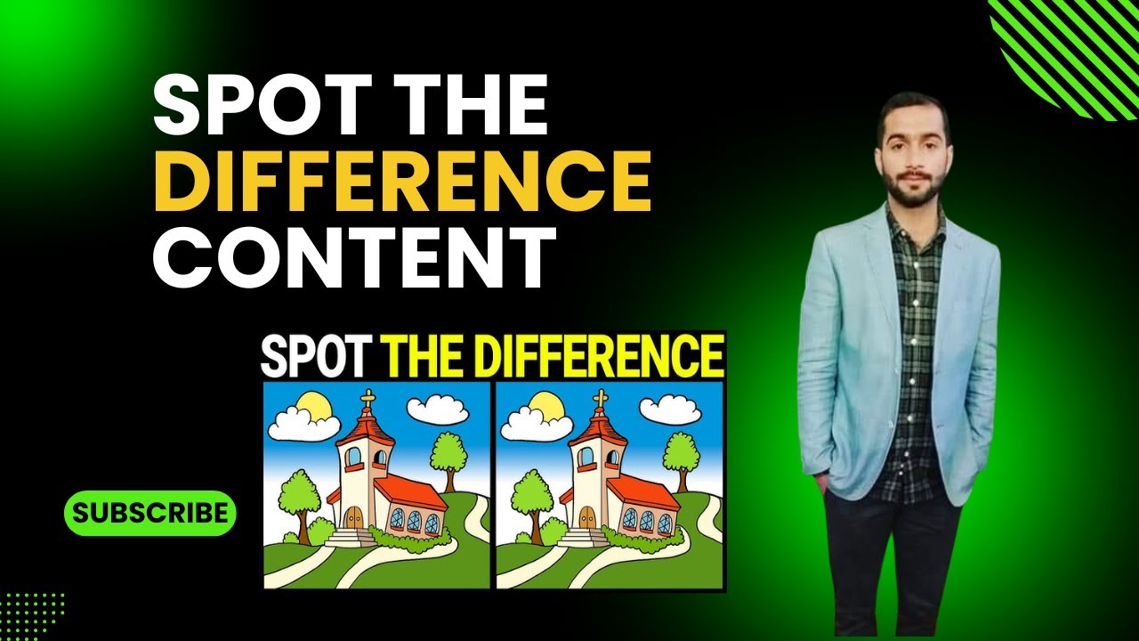 How To Create Spot The Difference Between Two Pictures Video In Canva | Find The Difference Content