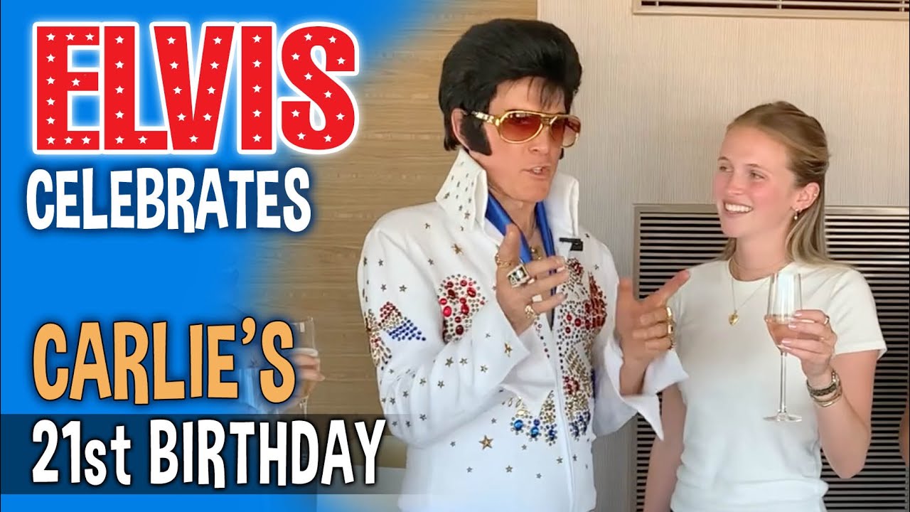 ELVIS Celebrates Carlie's 21st Birthday - (PartyZams Singing Telegrams) - Las Vegas