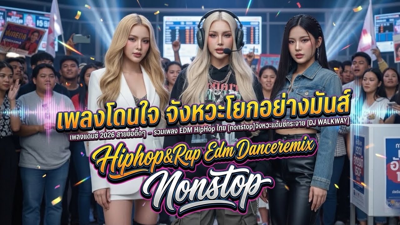 เพลงแดนซ์ 2026 สายย่อตื๊ดๆ - รวมเพลง EDM HipHop ไทย [nonstop]จังหวะแด้นซ์กระจาย [DJ WALKWAY]🔥V.7