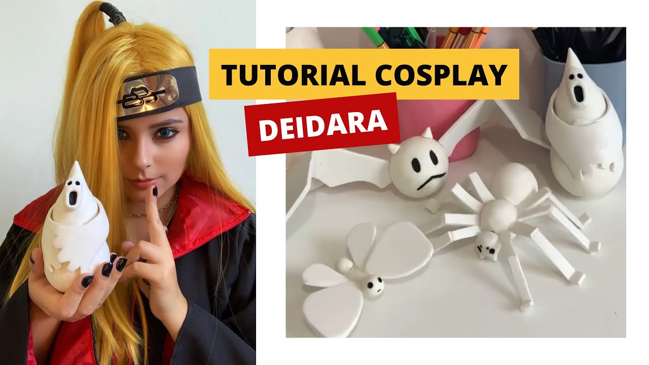 TUTORIAL COSPLAY - Argilas Explosivas do Deidara (C1 & C3)