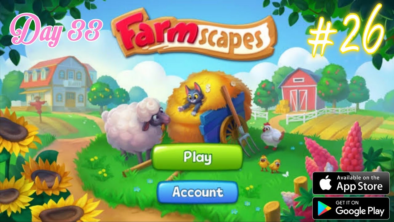 Day 33 Start a new day #26 .1 🐈‍⬛Farmscapes🏡 