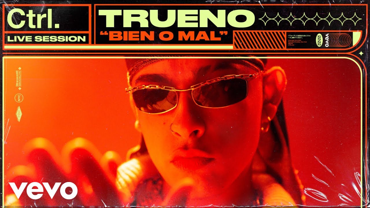 Trueno - BIEN O MAL (Live Session) | Vevo Ctrl