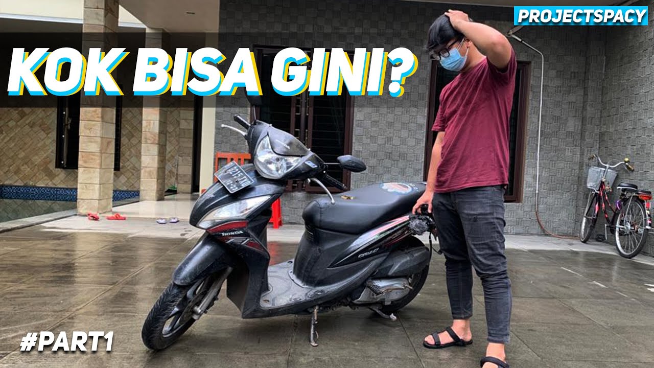 PROJECT HONDA SPACY PART 1: LUMAYAN PR NYA