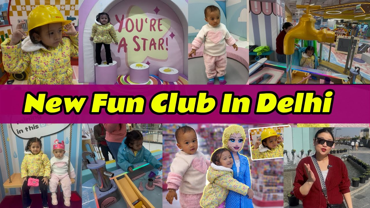 Best Kids Play Zone in Delhi | New Fun Club for Children | Kiana Kaira Vlog