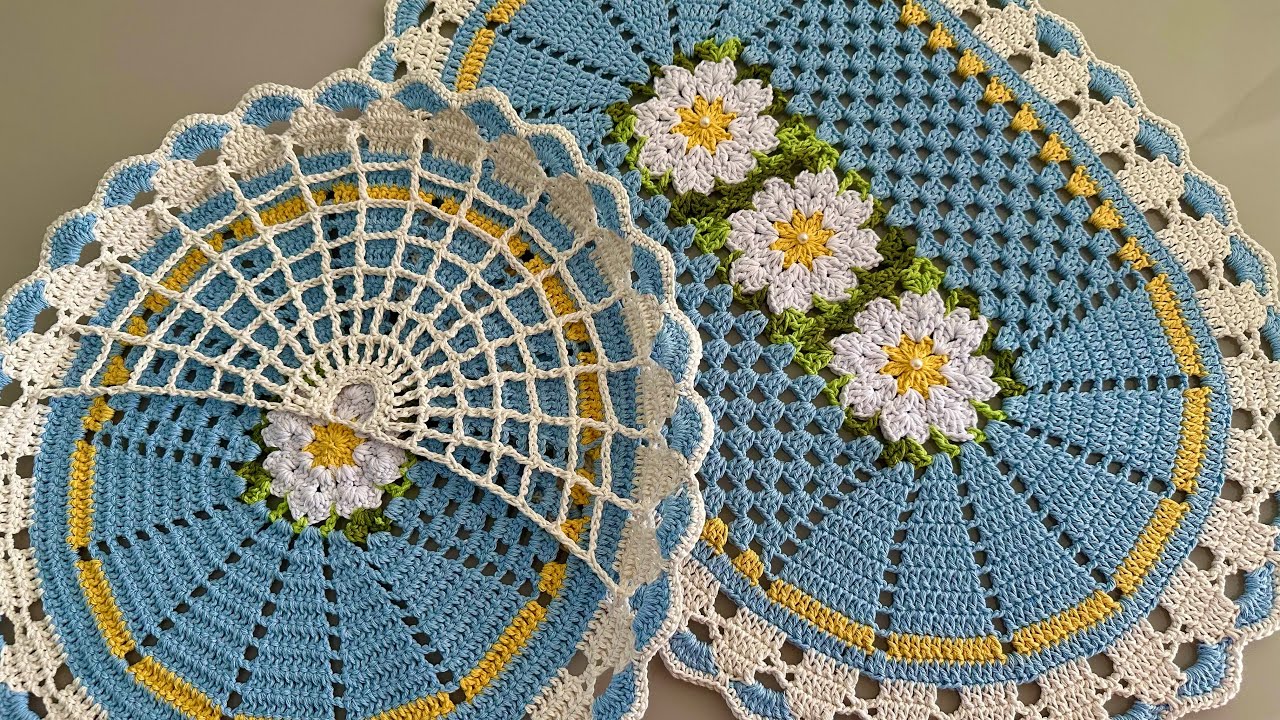Jogo de banheiro Deise, Tampa vaso flor de square aula passo a passo completo