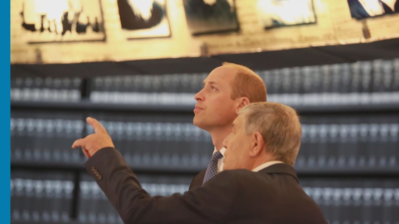 Prince William Visits Yad Vashem