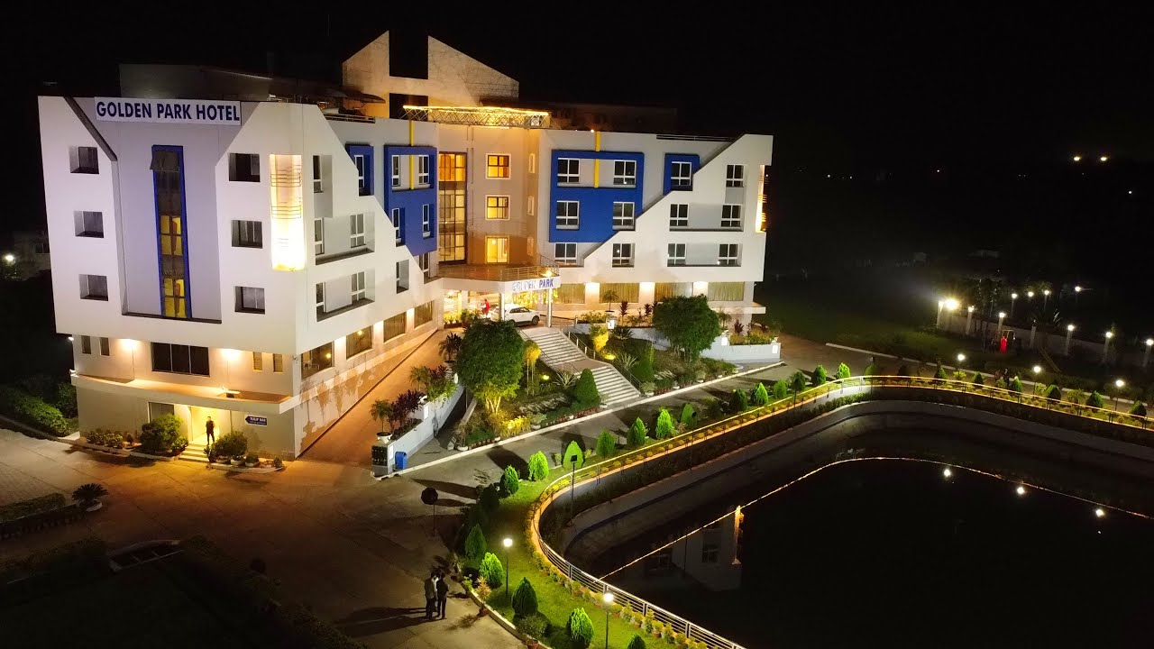 AERIAL 360* VIEW OF GOLDEN PARK HOTEL AND RESORT MALDA.