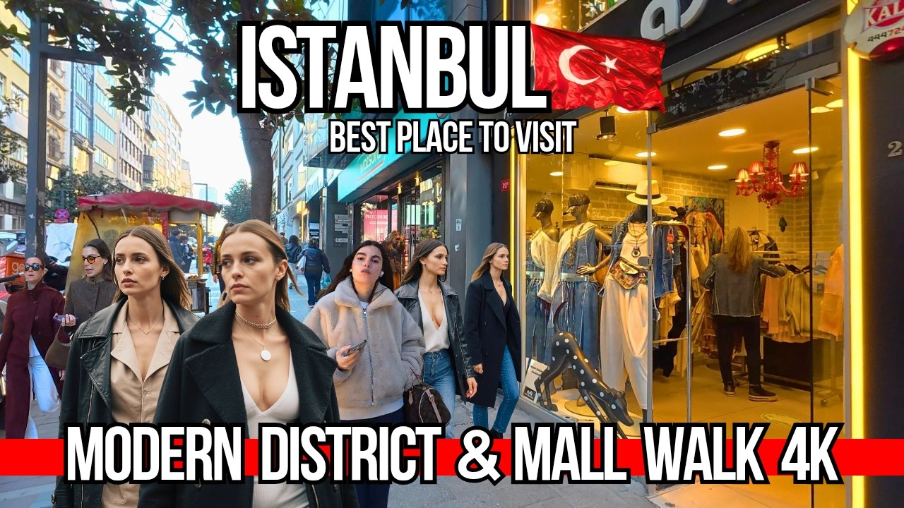 Istanbul 4K Walking Tour 2026 | Nisantasi Fashion Streets to Famous Cevahir Mall | Boutiques, Brands