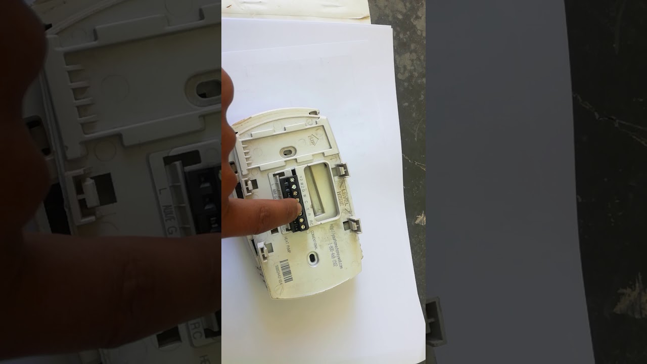 Honeywell thermostat wiring in hindi