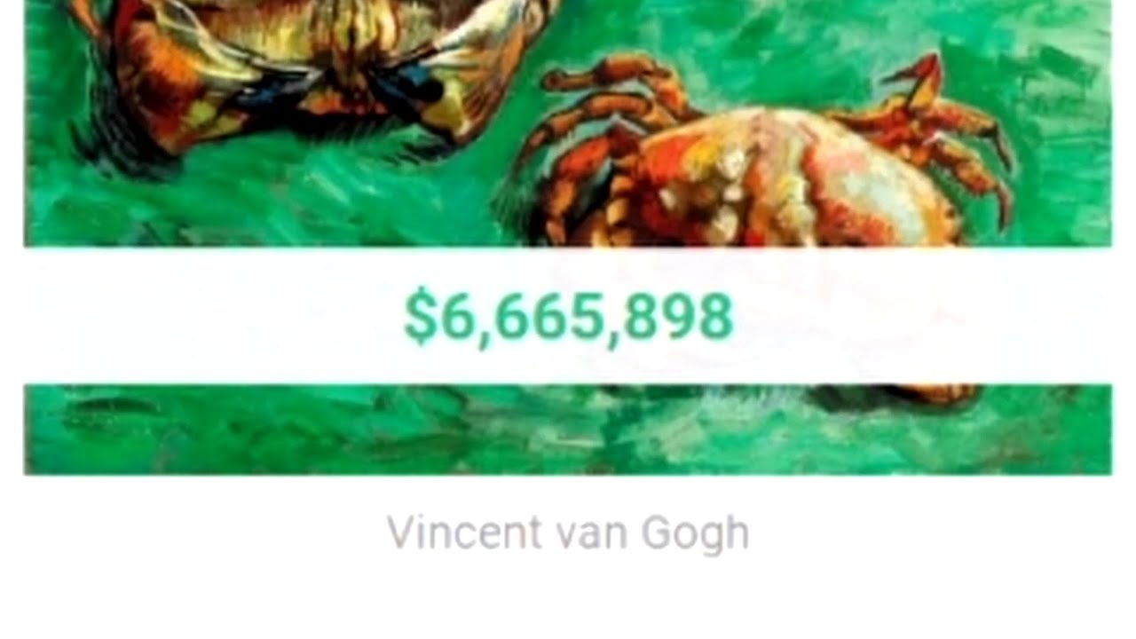 we said 600k at a auction, the painting was 6 MILLION