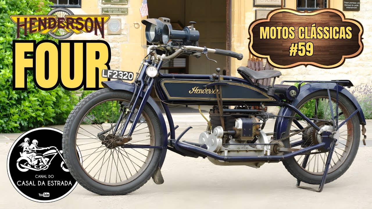 HENDERSON FOUR | A GIGANTE AMERICANA DE 4 CILINDROS EM LINHA QUE A CRISE CALOU | MOTOS CLÁSSICAS #59