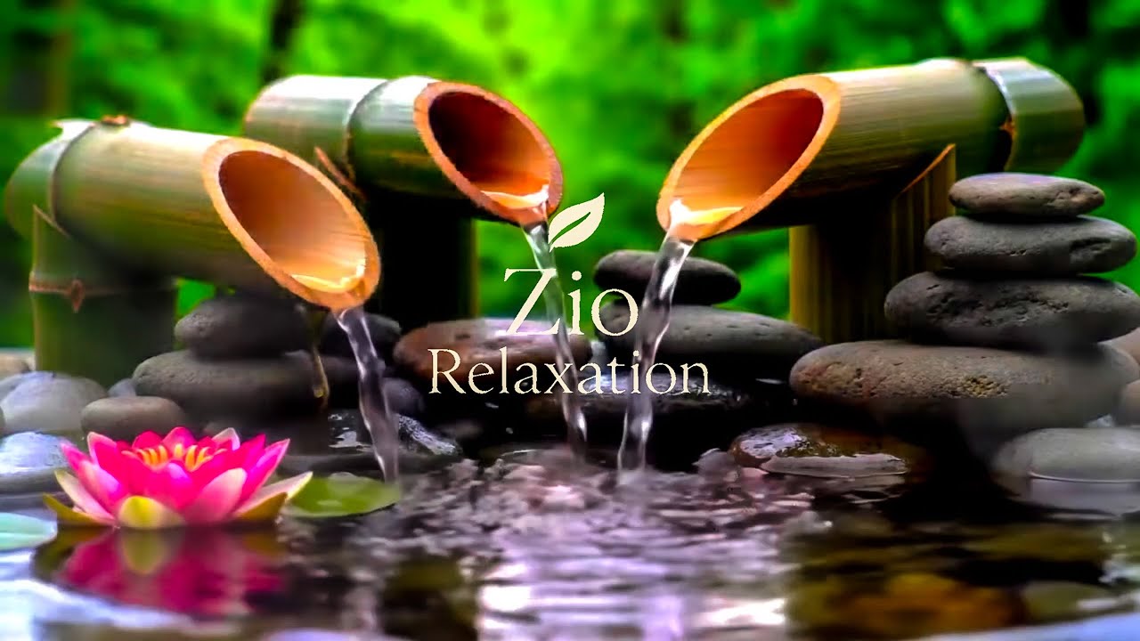 Healing Spa Piano with Water Flow 🌿 Relaxing Meditation Music for Deep Peace, Calm & Inner Stillness