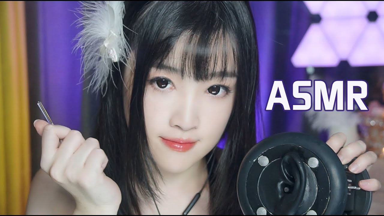 ASMR采耳火燭，耳边睡眠煙花，一秒入睡，視覺觸摸深度睡眠引導