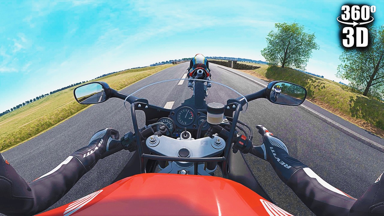 360º VR Motorcycle: VR Racing at the Extreme Limit! Experience in First Person