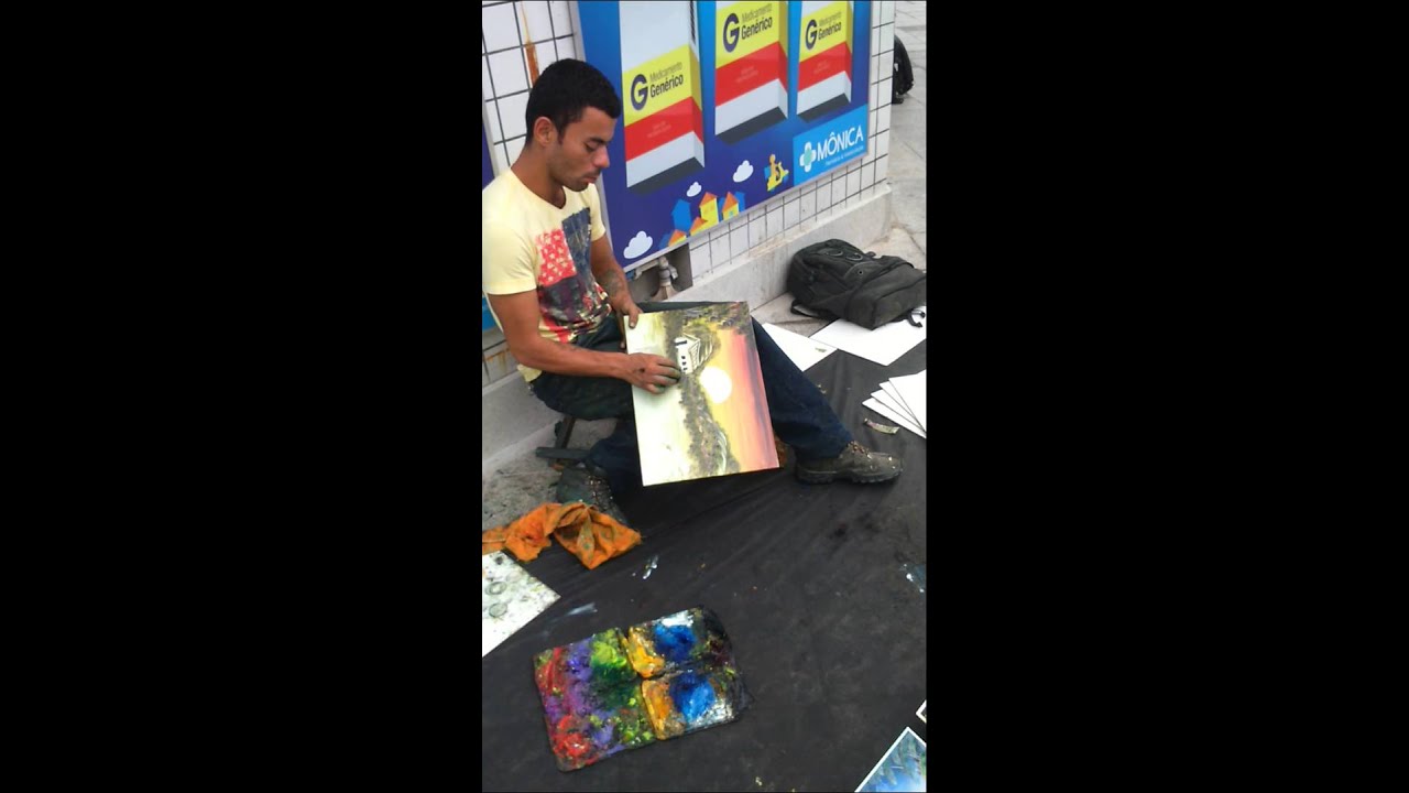 Pintura em laranjeira-ES