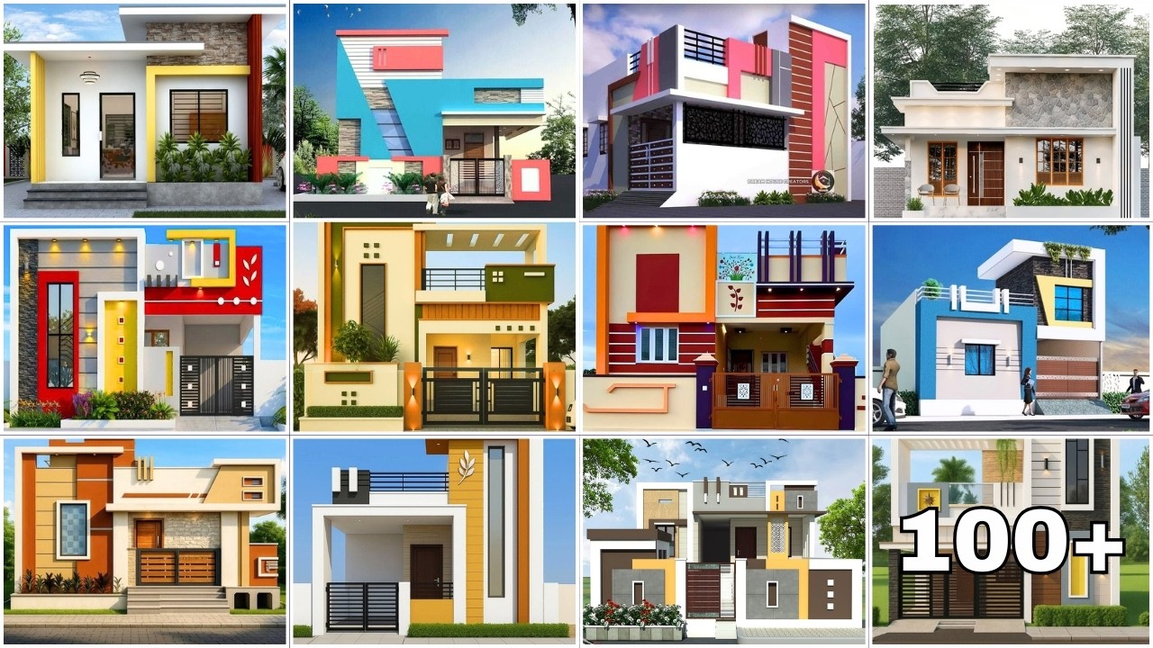 Top 150 Latest & Modern Single Floor Front Elevation Design Ideas 2026 | Simple  House  Design