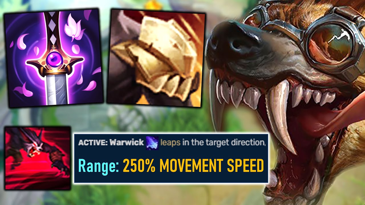 Warwick but I can Fly Across the Map with my Ult (Jump Scare Warwick)