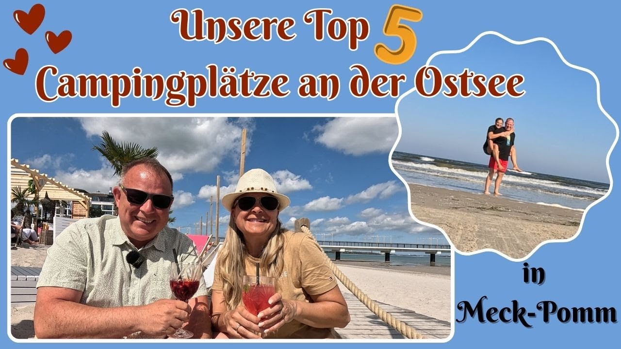 Unsere Top 5 🔝 Ostsee Campingplätze in Meck-Pomm🏖️Traumurlaub am Ostseestrand😎