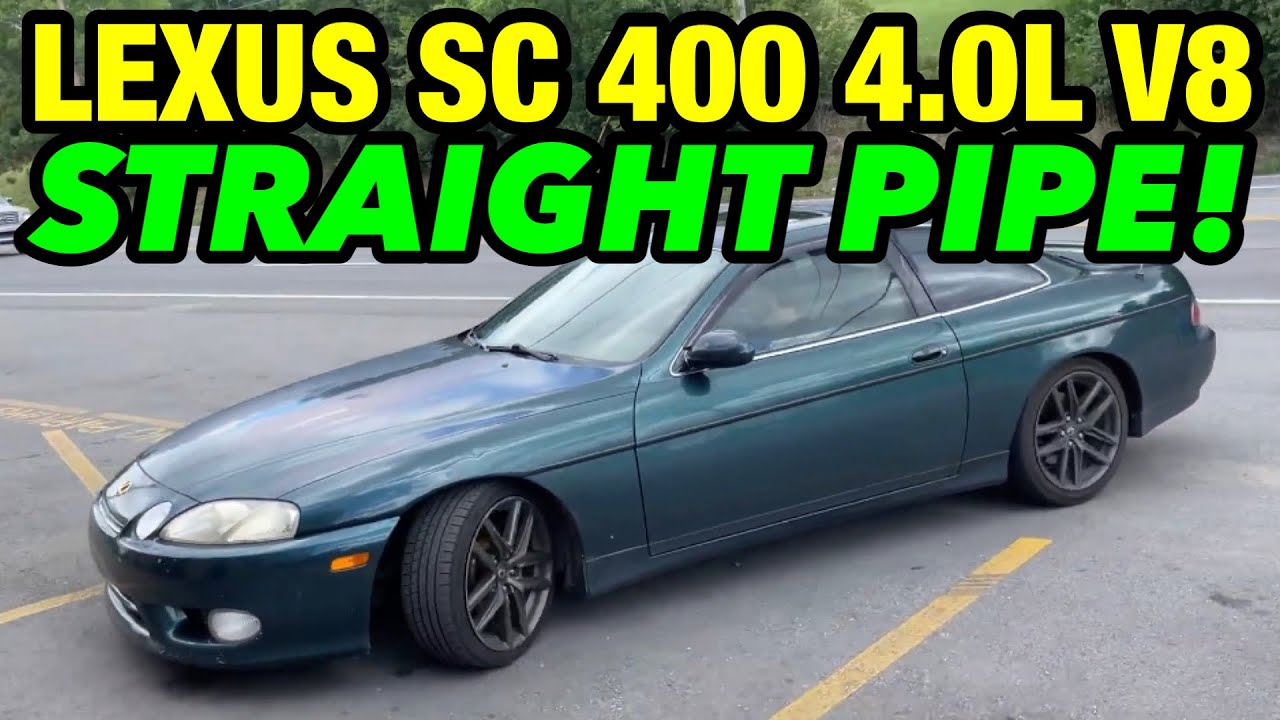 1997 Lexus SC 400 4.0L V8 Dual Exhaust w/ STRAIGHT PIPES!