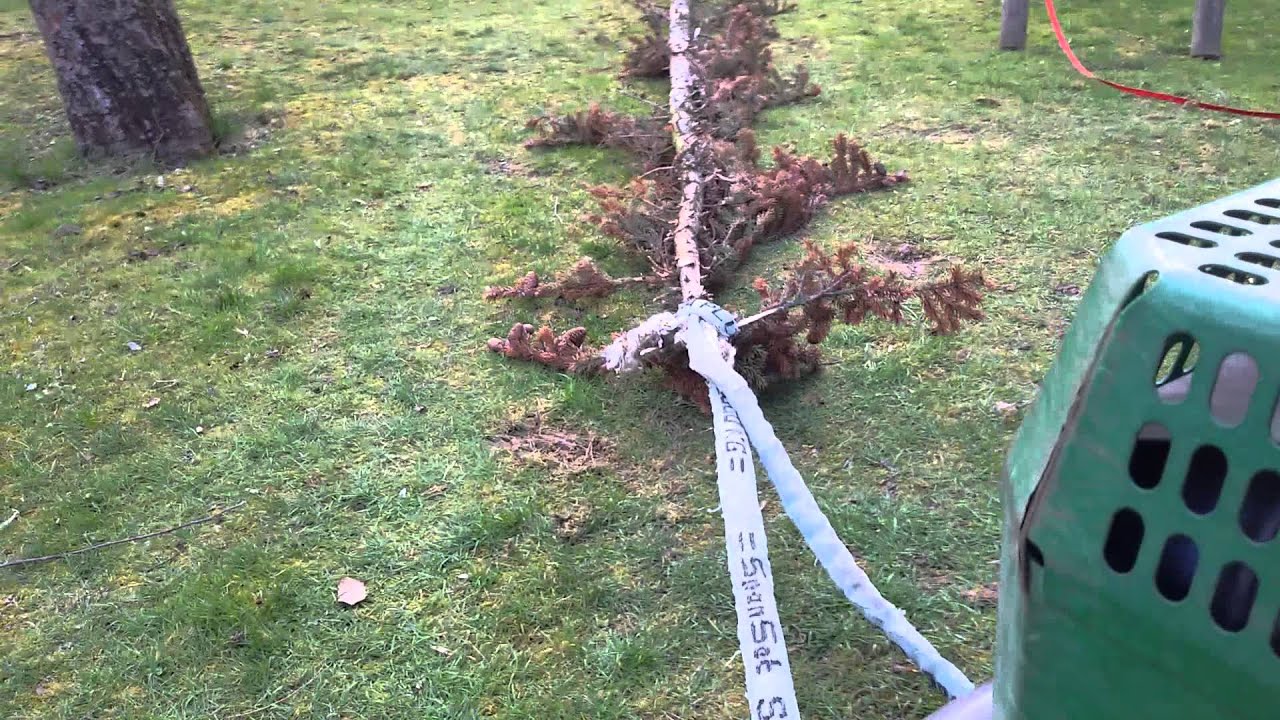 Husqvarna Rasentraktor Holz machen