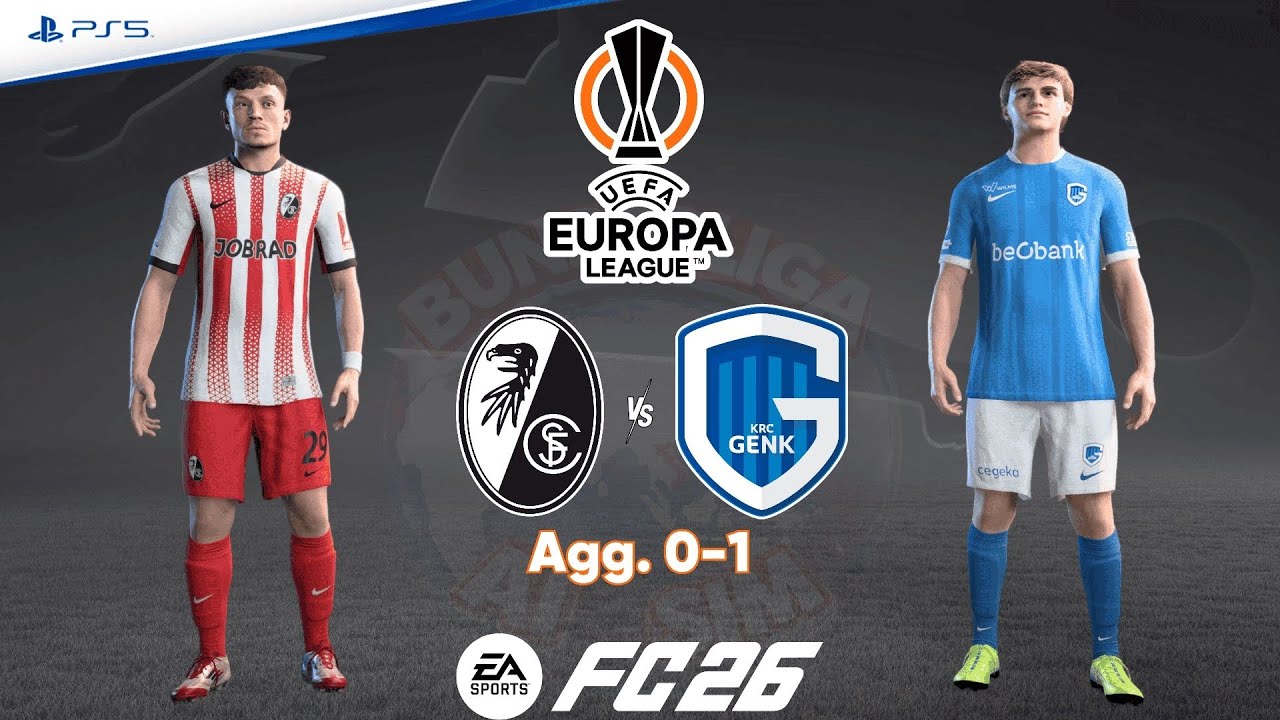 Freiburg v Genk | UEFA Europa League 25/26 Round of 16 | Match Simulation | FC 26 – PS5™ [4K]
