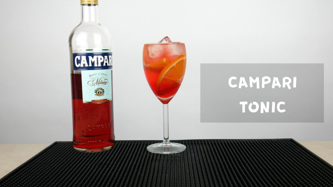 Campari Tonic - drink z Campari idealny na upał